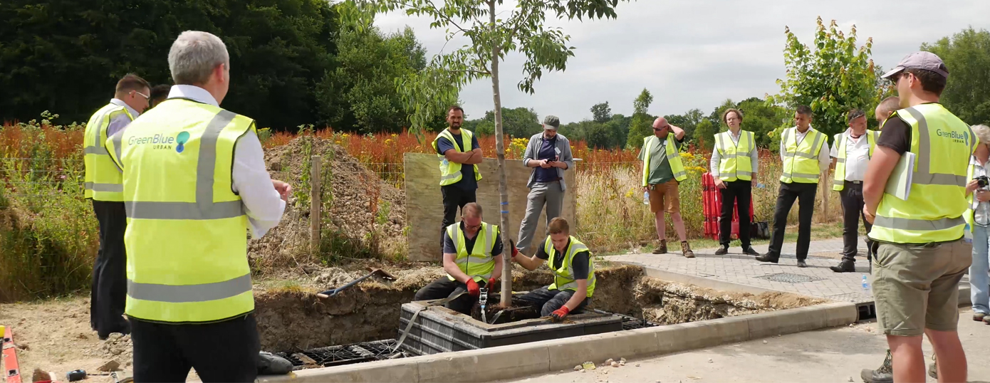 GreenBlue Urban Host a Trial Tree Pit Event