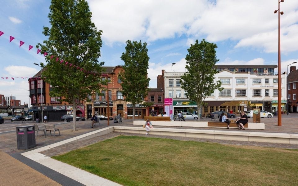 Jubilee Square, Leicester GreenBlue Urban