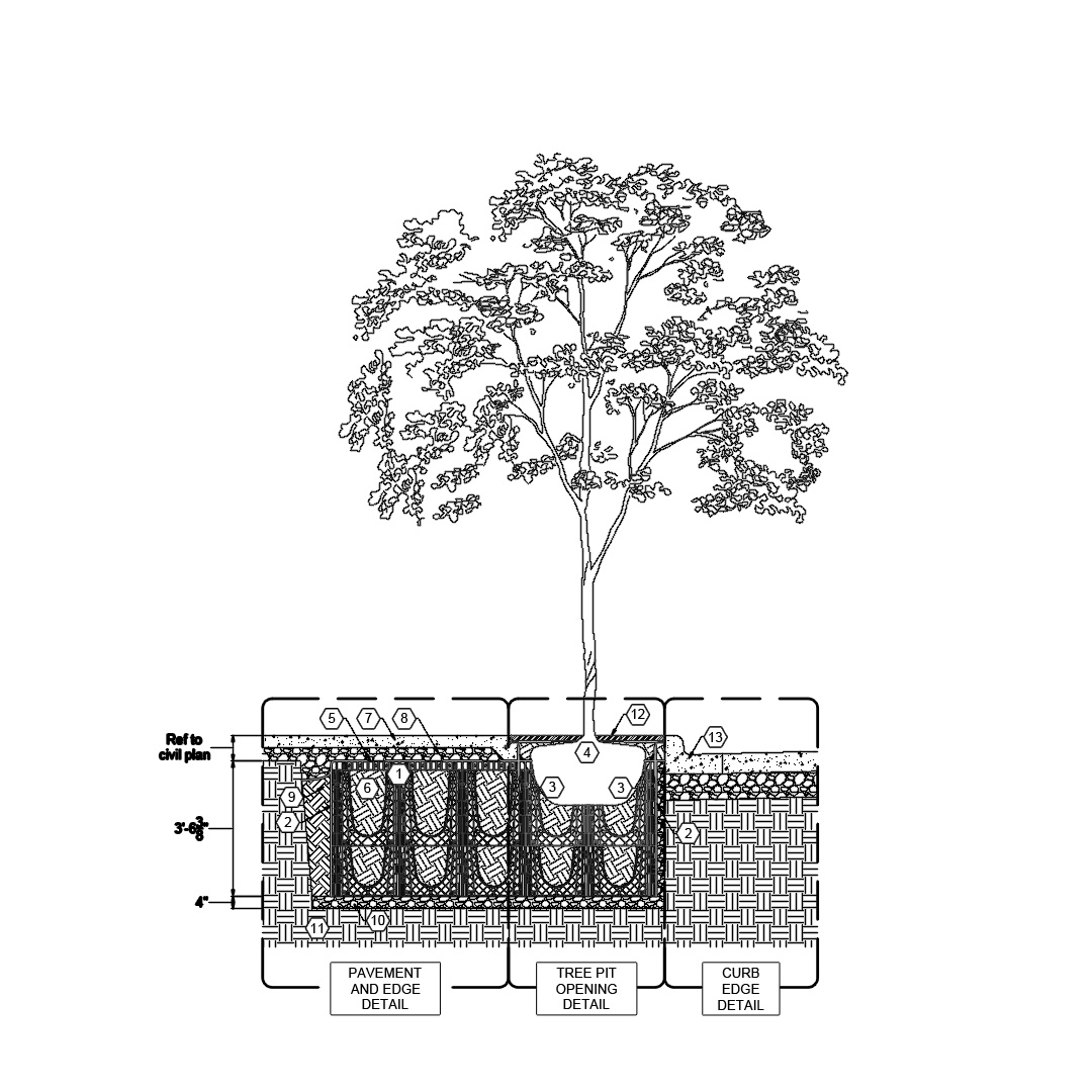 ArborSystem Tree Pit Package 1200-40