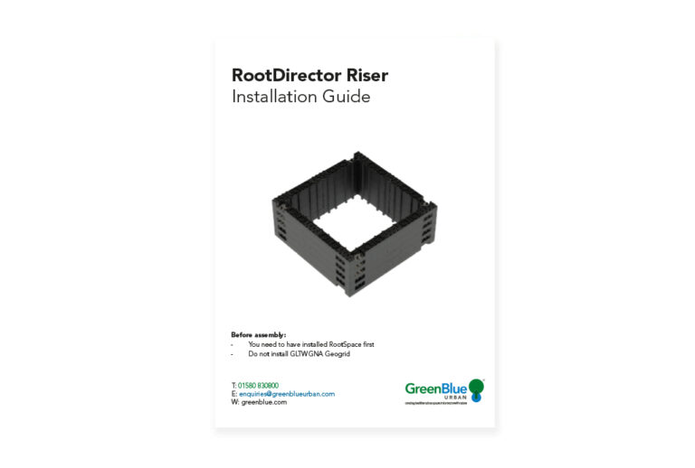 RootDirector Riser Installation Guide GreenBlue Urban