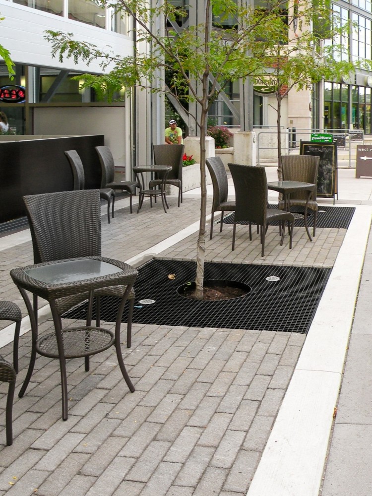 Paver Insets with Concrete Banding and seating areas-2